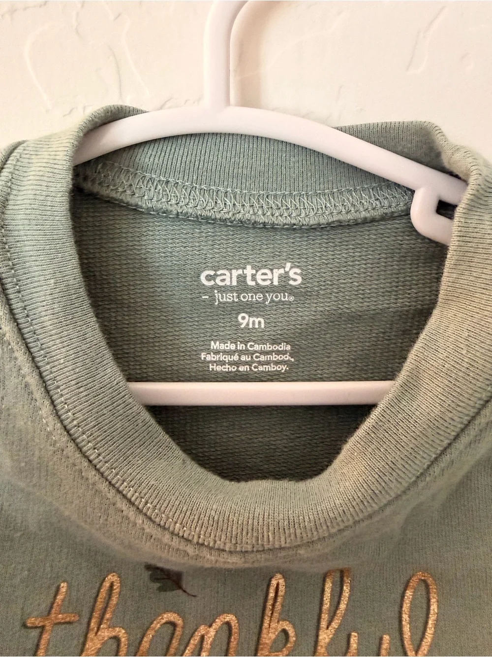 Carters long sleeve